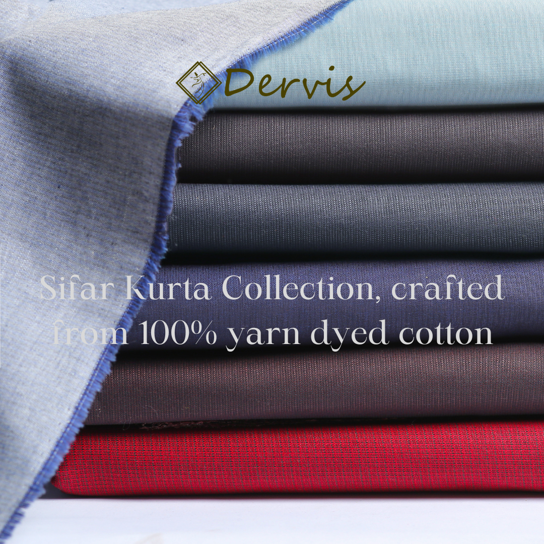 100 % YARN DEYD COTTON - SIFAR KURTA COLLECTION - Dervis